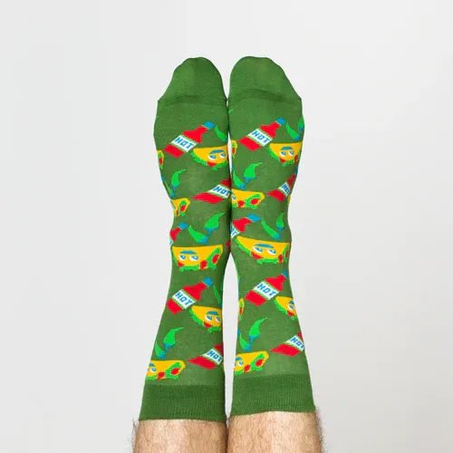 Men's Sized Socks - Taco