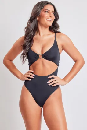 Nauti Girl Open Front One Piece Swimsuit