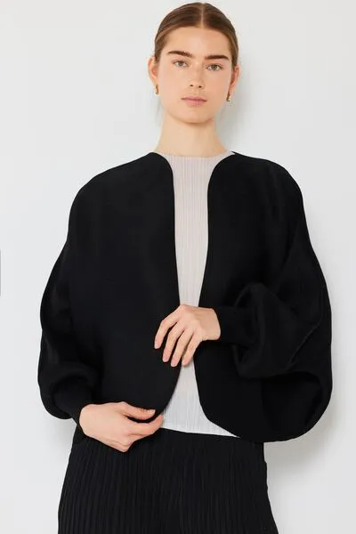 Puff Sleeve Bolero Cardigan