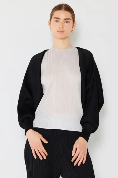 Puff Sleeve Bolero Cardigan