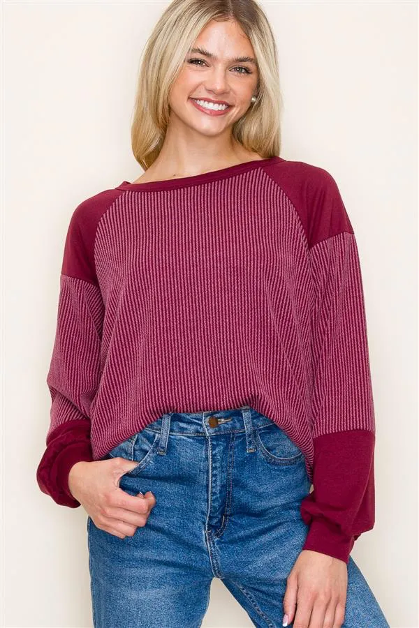 Rileigh Ribbed Tops - 3 Colors!