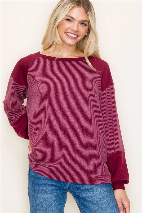 Rileigh Ribbed Tops - 3 Colors!