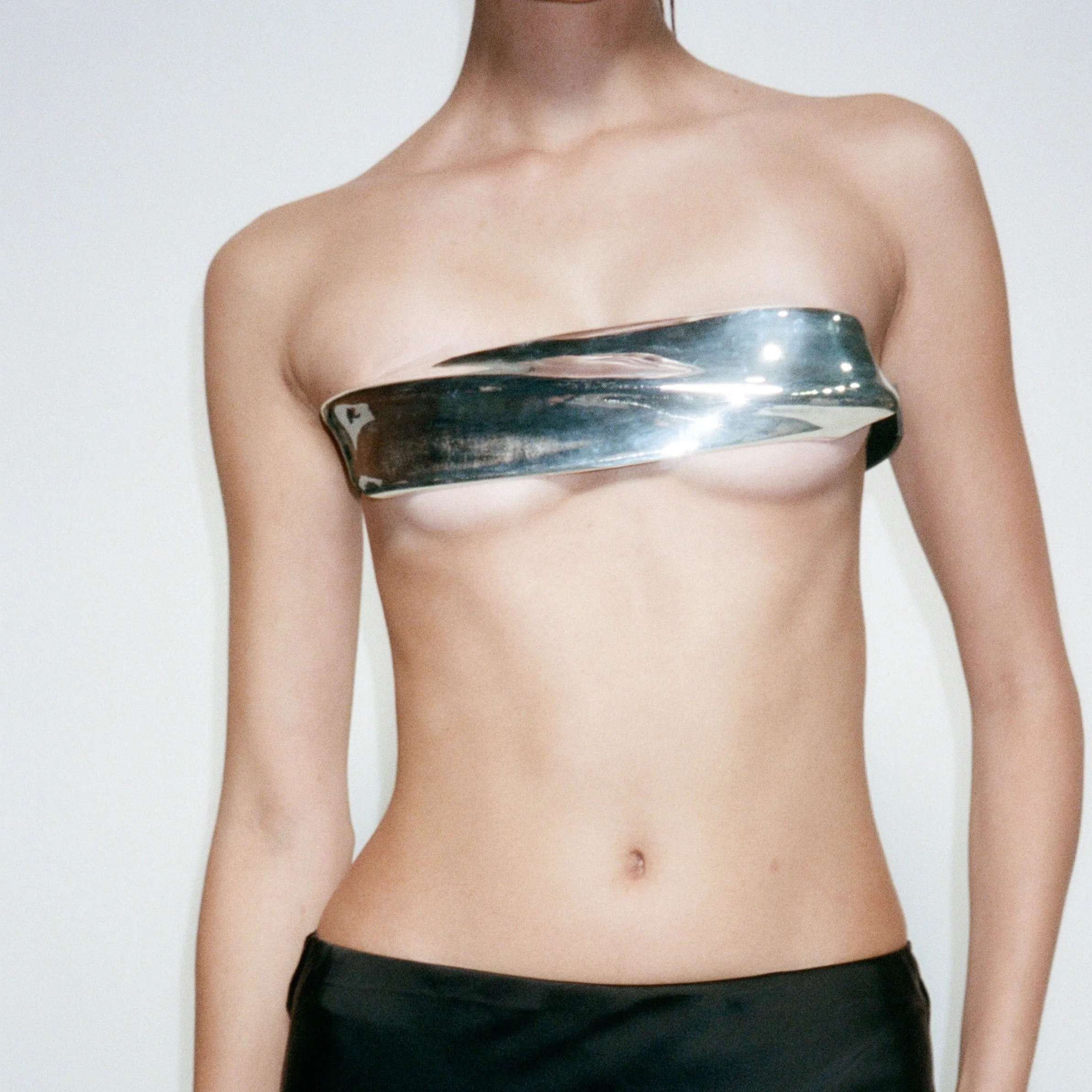 St. Agni x AGMES Metal Bra Top Collaboration