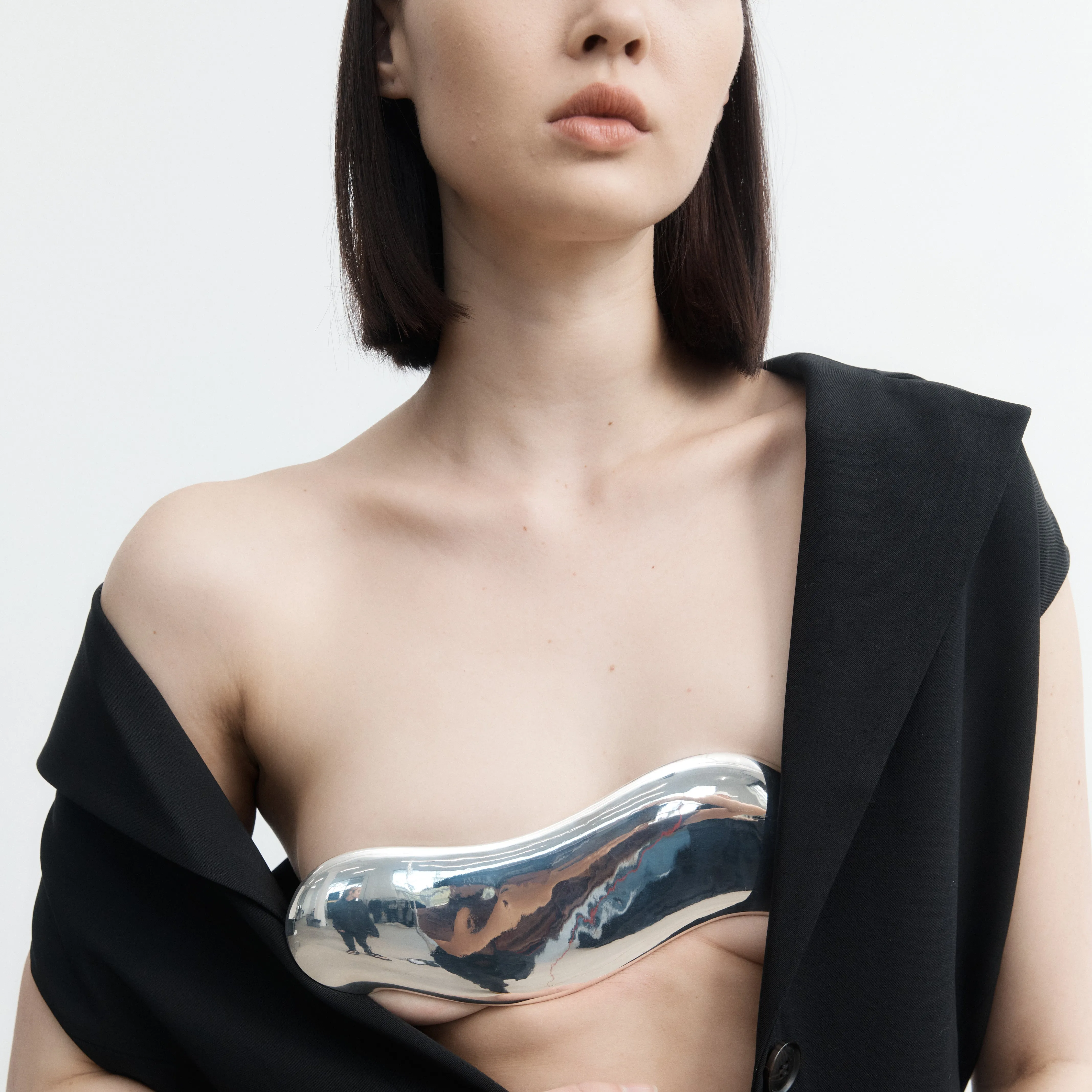 St. Agni x AGMES Metal Bra Top Collaboration