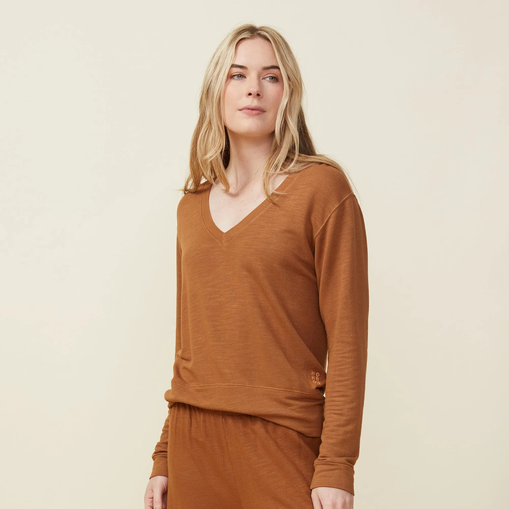 Supersoft Long Sleeve V Neck