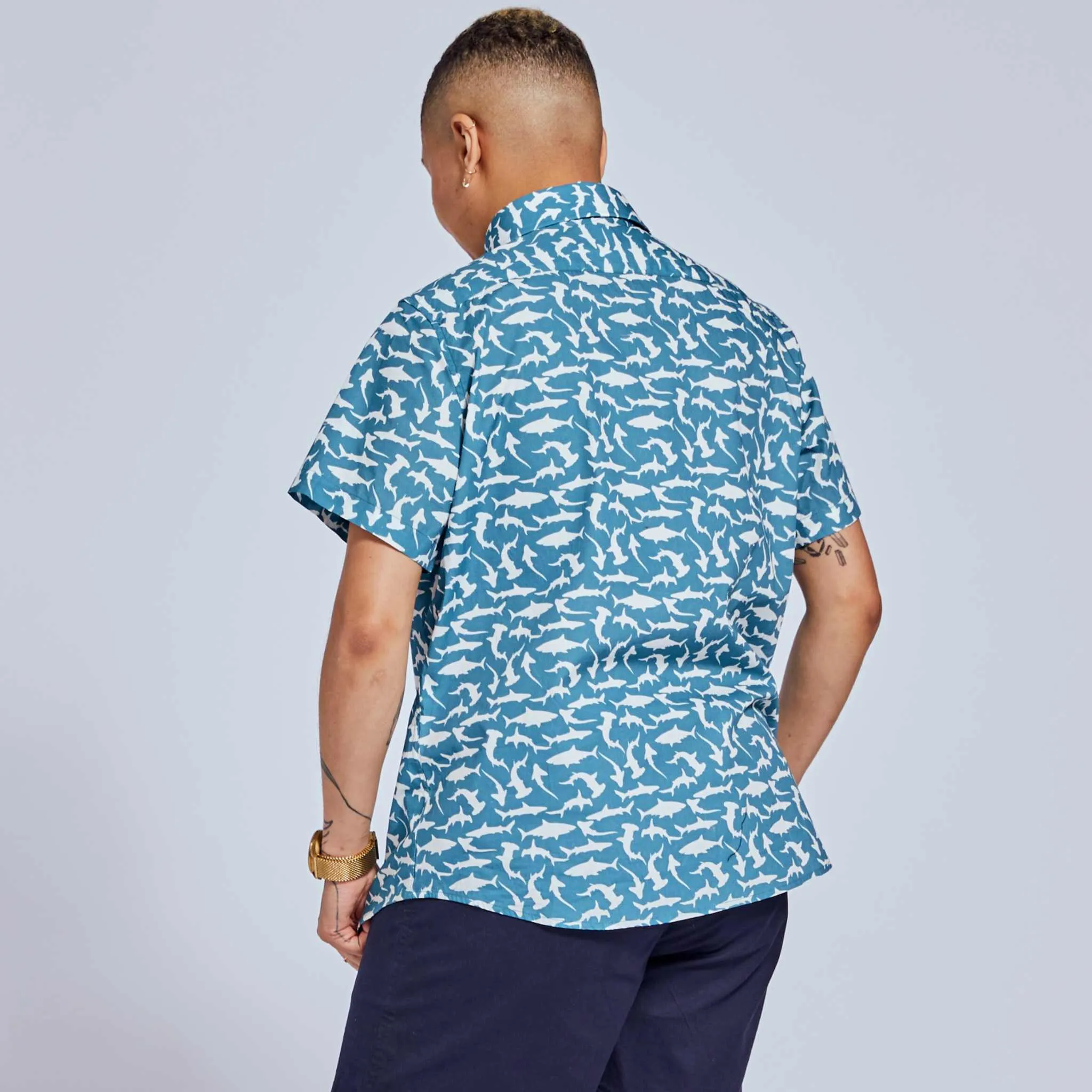 The Ray Shark Short Sleeve Shirt