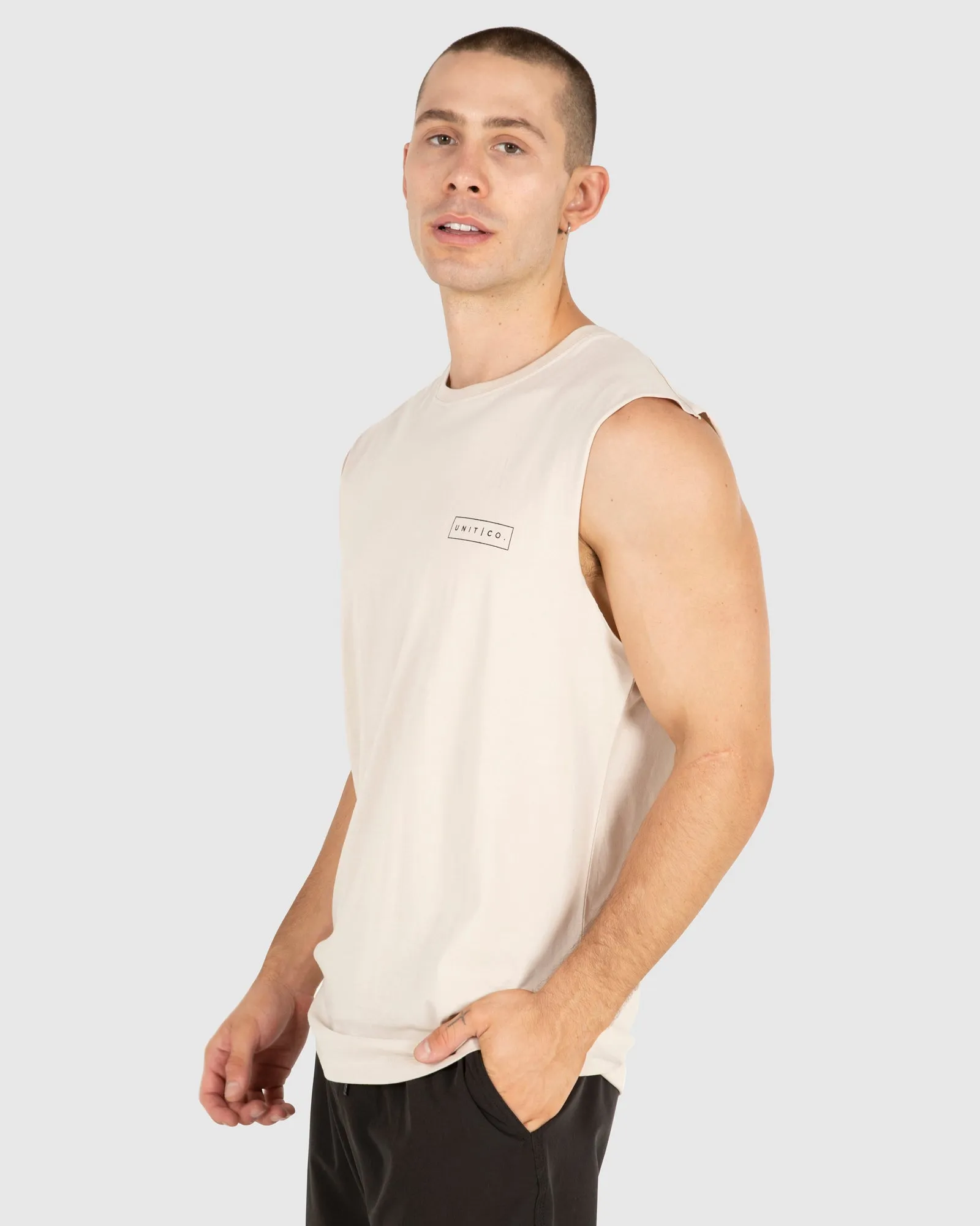 Unit Mens Cubic Muscle Tee