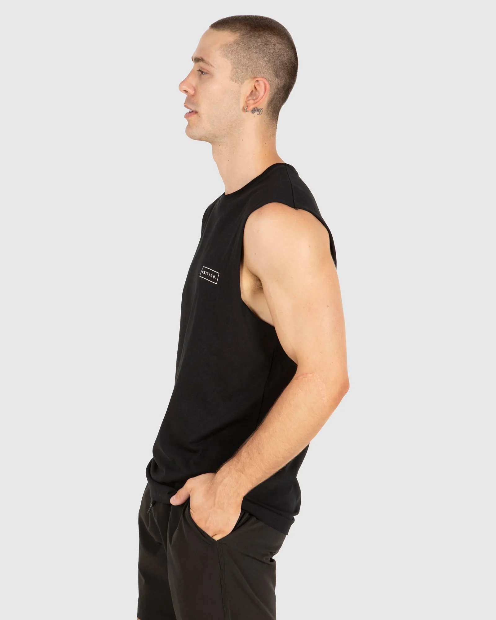 Unit Mens Cubic Muscle Tee