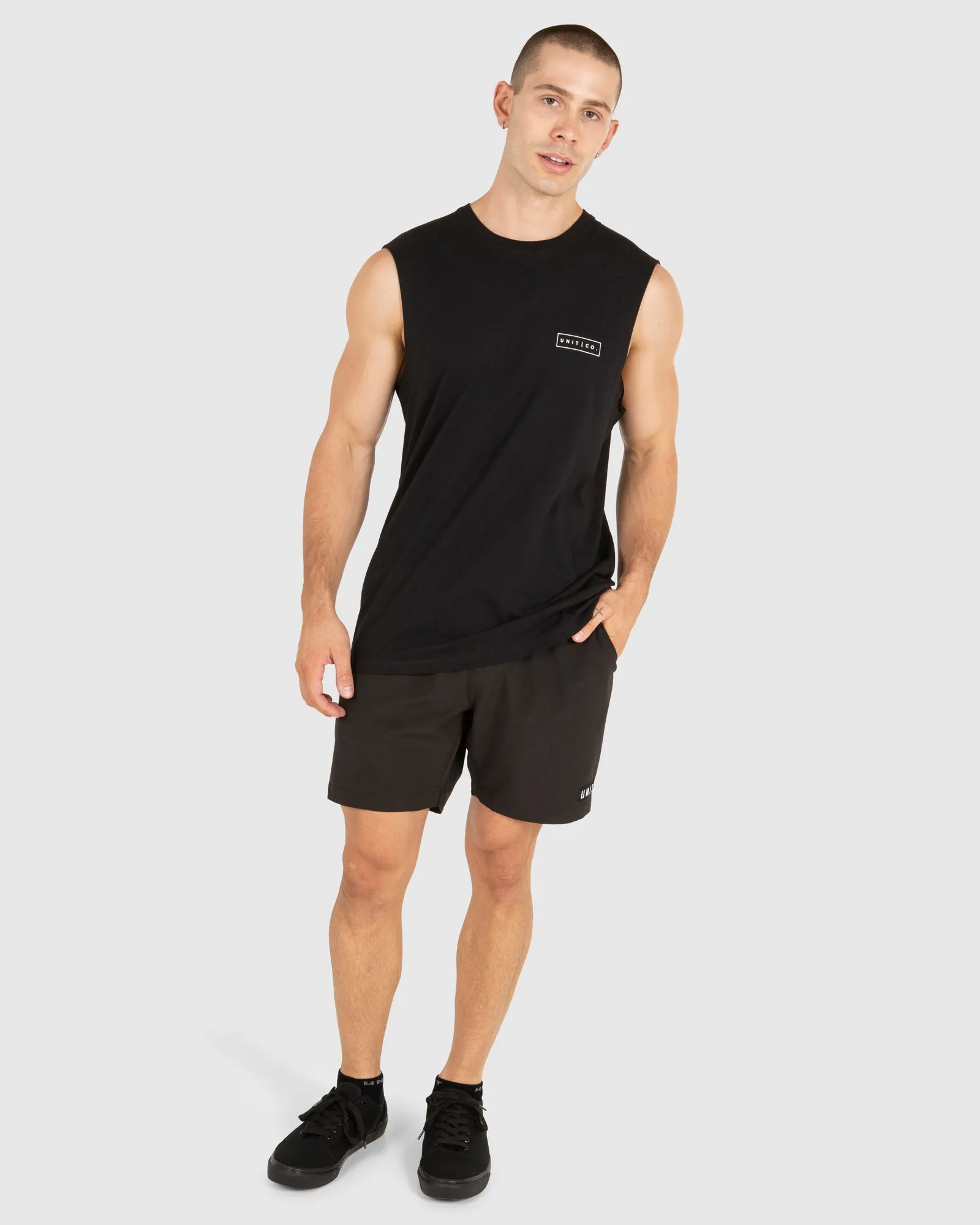 Unit Mens Cubic Muscle Tee