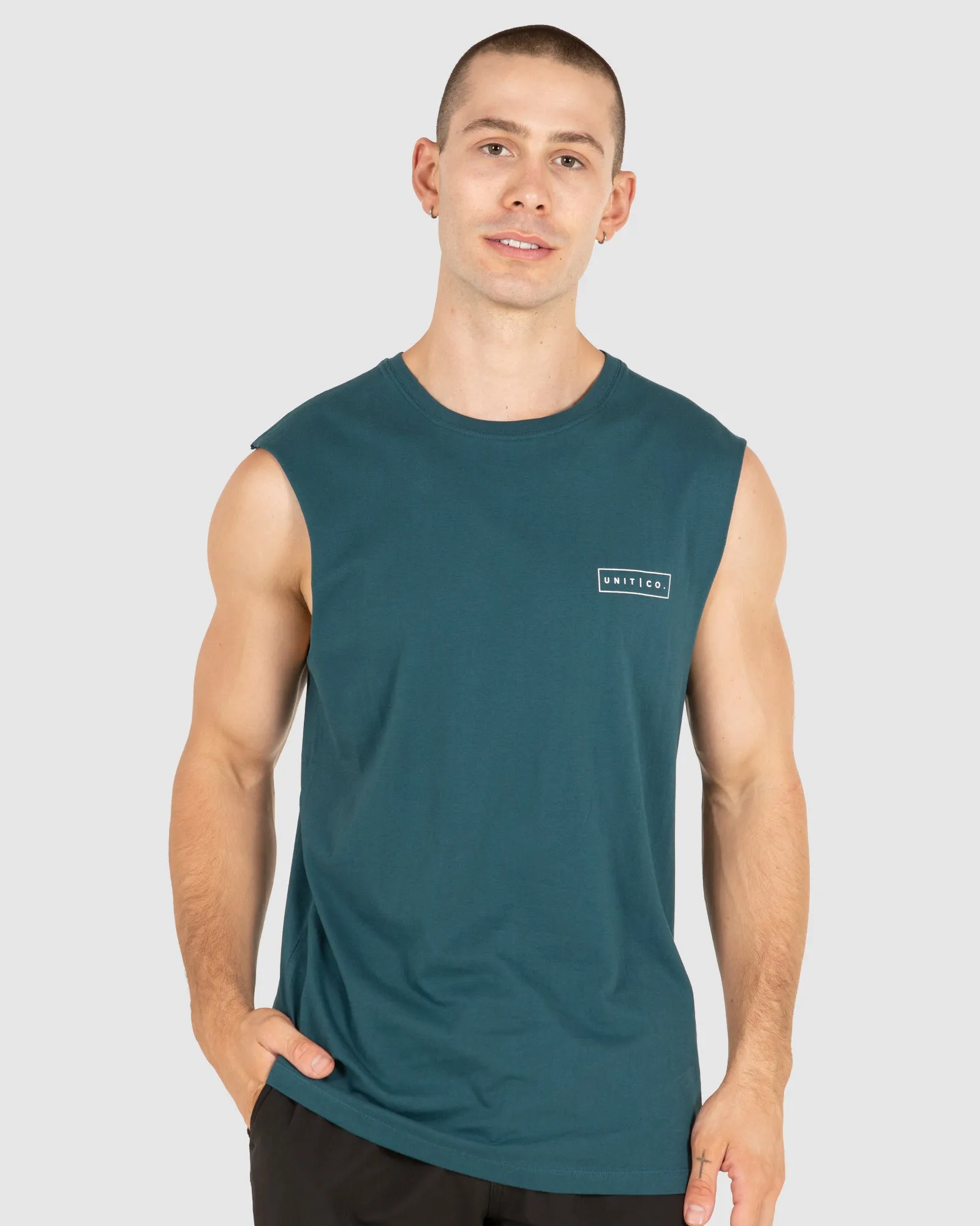 Unit Mens Cubic Muscle Tee