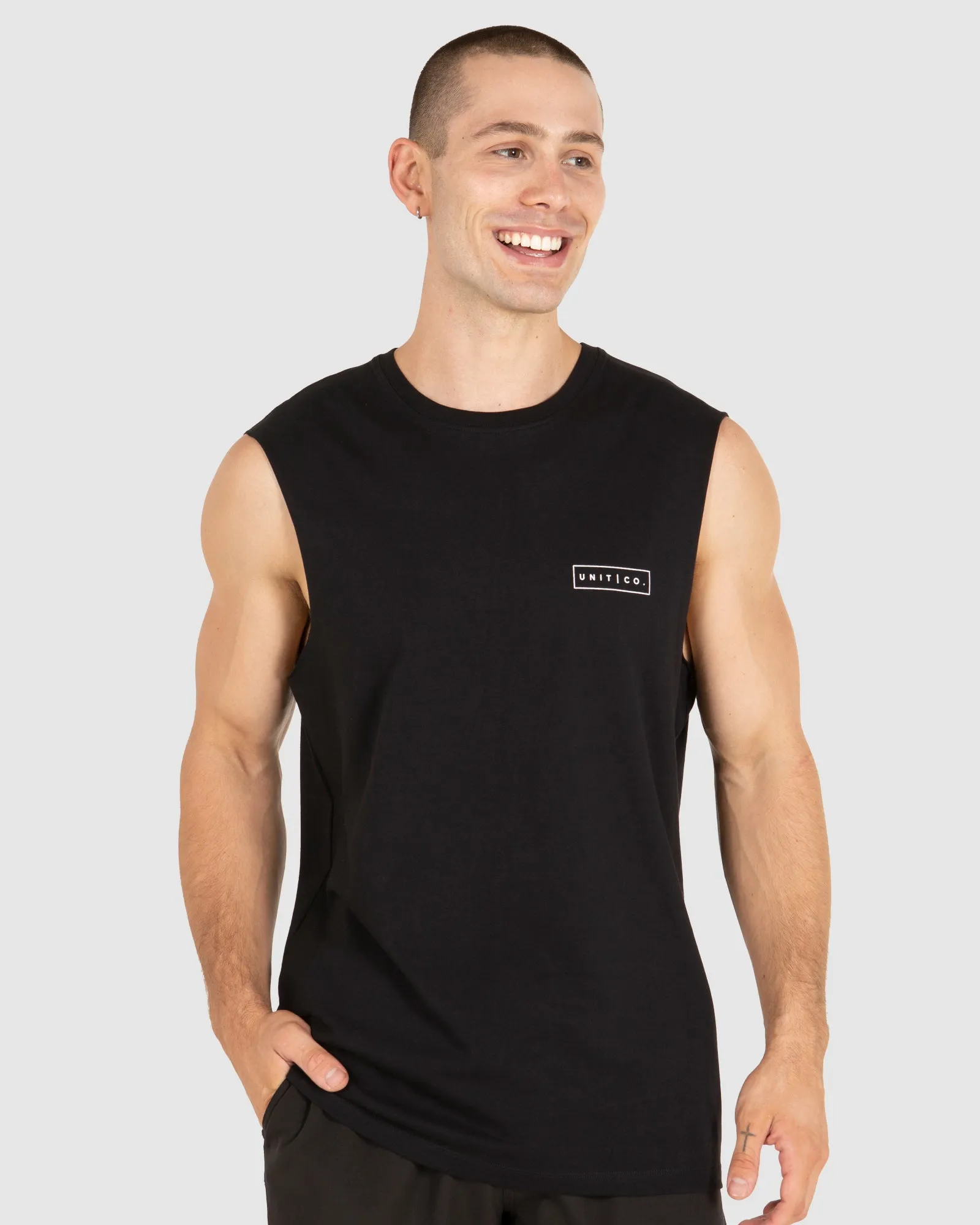 Unit Mens Cubic Muscle Tee