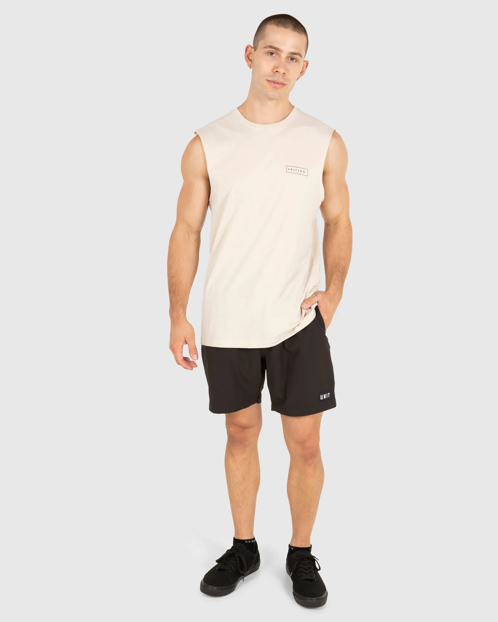 Unit Mens Cubic Muscle Tee