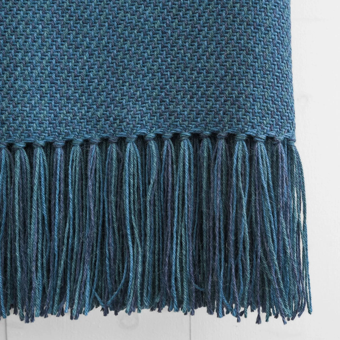 Water Study No.4 Handwoven Alpaca Throw