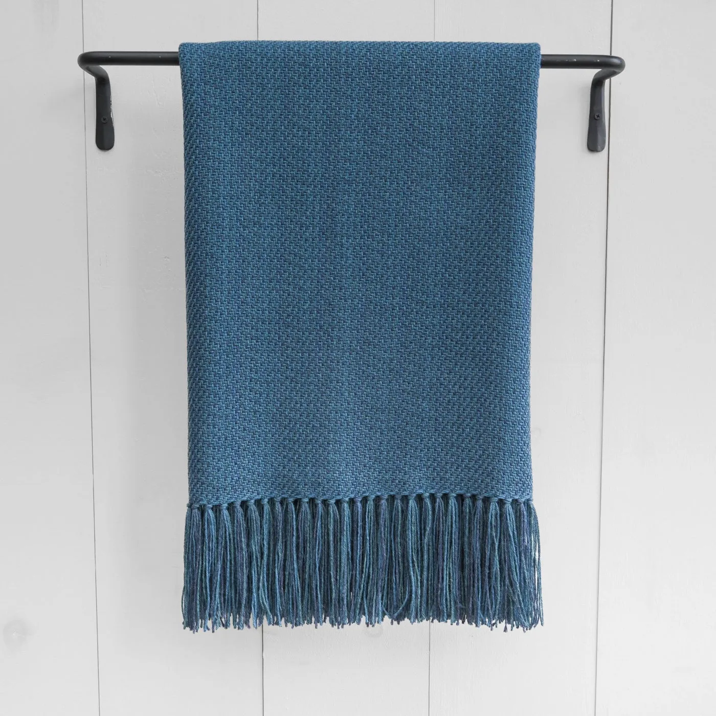 Water Study No.4 Handwoven Alpaca Throw