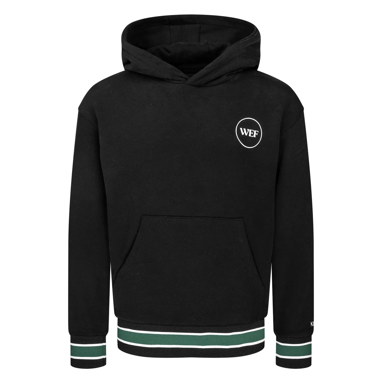 WEF Junior Contrast Rib Hoodie